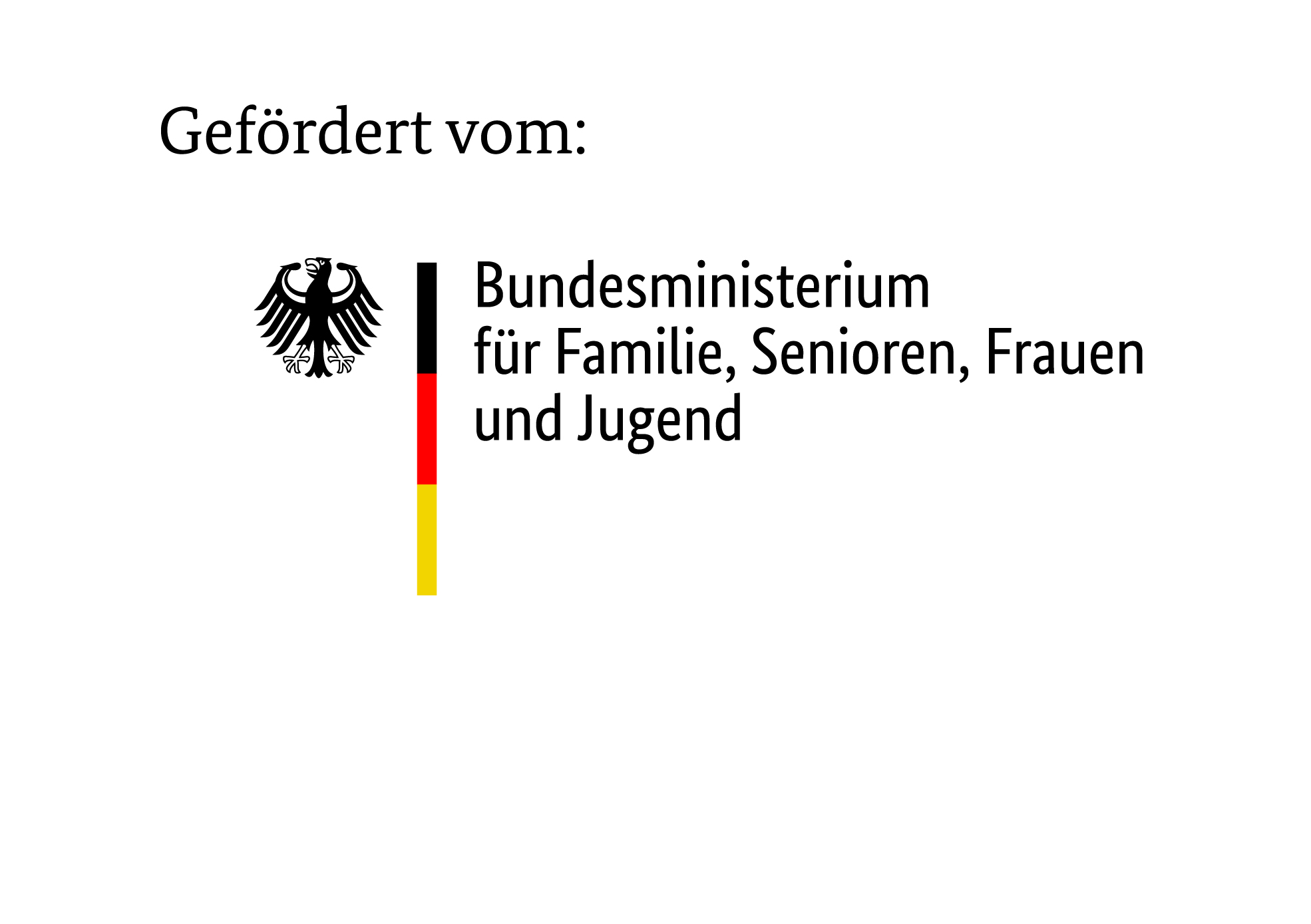 Logo BMFSFJ gefördert vom